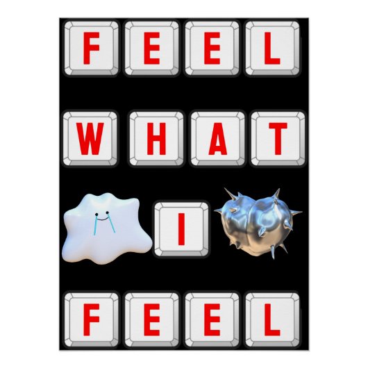 Fühle was ich fühle poster (Vorderseite)