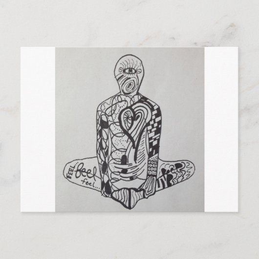 Fühlen... Postkarte (Vorderseite)