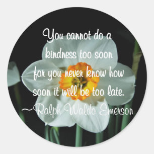 Fühlen Runder Aufkleber