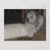 fühlen sich besser postkarte (Vorderseite)