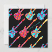 Fühlen sich wie Rock and Roll! - Party Einladung (Vorderseite)