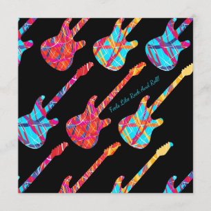 Fühlen sich wie Rock and Roll! - Party Einladung