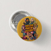 Fühlen Sie das Feuer des Sieges Button (Vorne & Hinten)