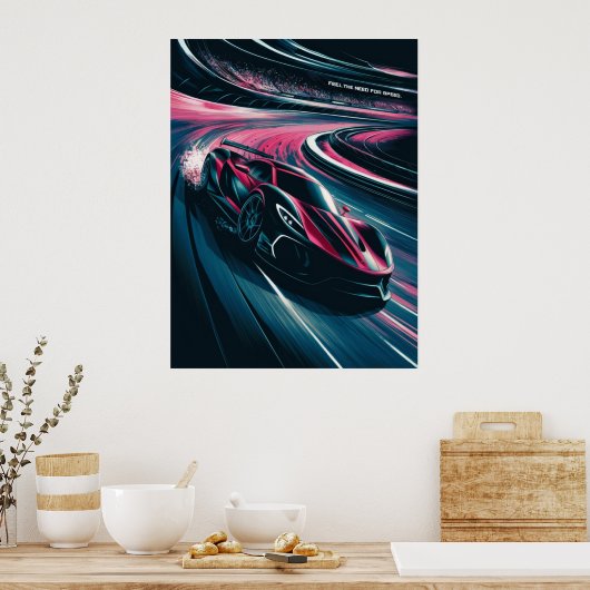 Fühlen Sie das Need for Speed Poster (Küche)