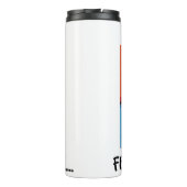 Fühlen Sie den Herbst Herbstsaison vibes Thermosbecher (Rückseite)