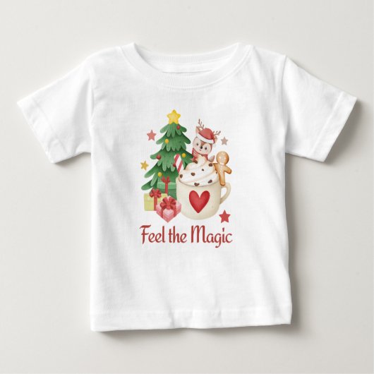 Fühlen Sie den Magic Christmas Baby T - Shirt (Vorderseite)