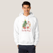 Fühlen Sie den magischen Weihnachtsmann Hoodie (Vorne ganz)