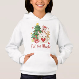 Fühlen Sie den magischen Weihnachtsmann Hoodie