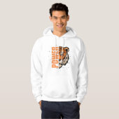 Fühlen Sie den Power - Fettdruck Tiger Graphic, da Hoodie (Vorne ganz)