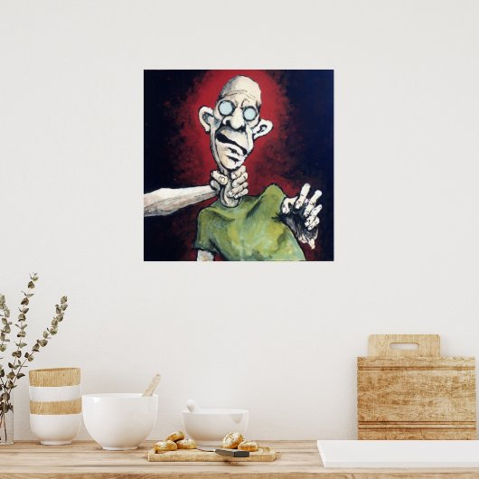 "FÜHLEN SIE DEN SCHMERZ Nr. 3" Poster (Küche)