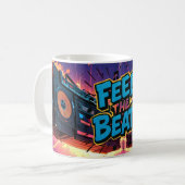 Fühlen Sie die Beat-Tasse Kaffeetasse (Vorderseite Links)