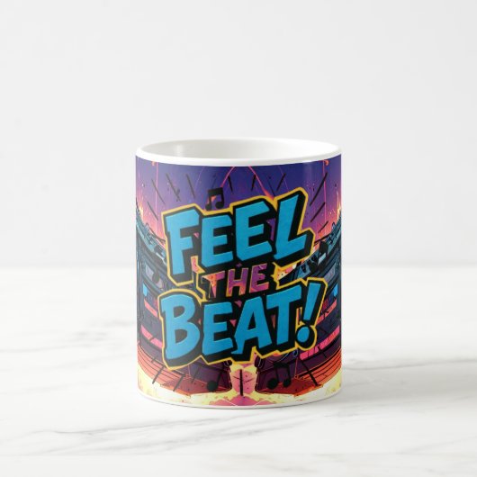 Fühlen Sie die Beat-Tasse Kaffeetasse (Mittel)