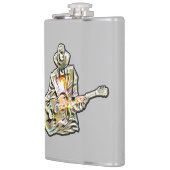 Fühlen Sie die Blues - Künstlerisches Gitarrendesi Flachmann (Links)