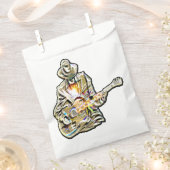 Fühlen Sie die Blues - Künstlerisches Gitarrendesi Geschenktütchen (Ausgeschnitten)