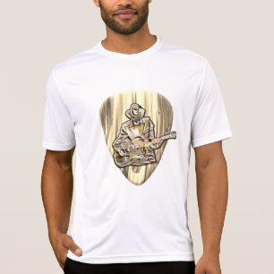 Fühlen Sie die Blues - Künstlerisches Gitarrendesi T-Shirt