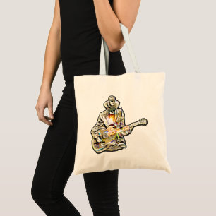 Fühlen Sie die Blues - Künstlerisches Gitarrendesi Tragetasche