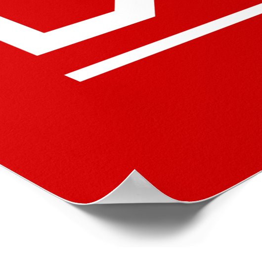 Fühlen Sie die Burn Poster (Ecke)