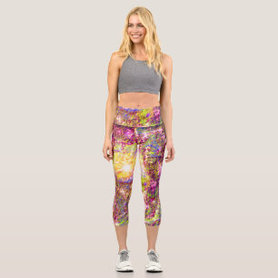 Fühlen Sie die Energie - tragen Sie den Funken Capri Leggings