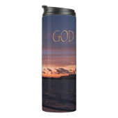 Fühlen Sie die Gegenwart Gottes Thermosbecher (Nach rechts gedreht)