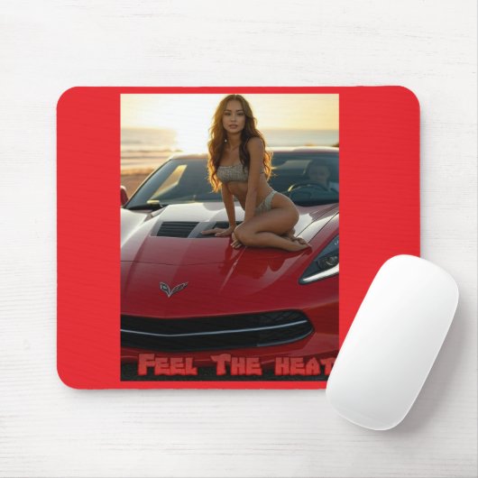 Fühlen Sie die Hitze Mousepad (Mit Mouse)