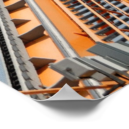 Fühlen Sie die Kraft eines Rollercoaster Poster (Ecke)