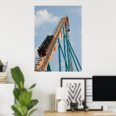Fühlen Sie die Kraft eines Rollercoaster Poster (Heimbüro)