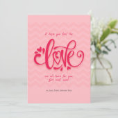 Fühlen Sie die Liebe erhalten eine gute Grußkarte (Stehend Vorderseite)