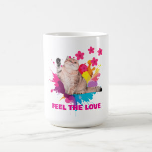 Fühlen Sie die Liebe Schönes Design Kaffeetasse