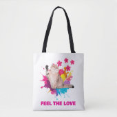 FÜHLEN SIE DIE LIEBE TRENDIGES DESIGN TASCHE (Vorderseite)