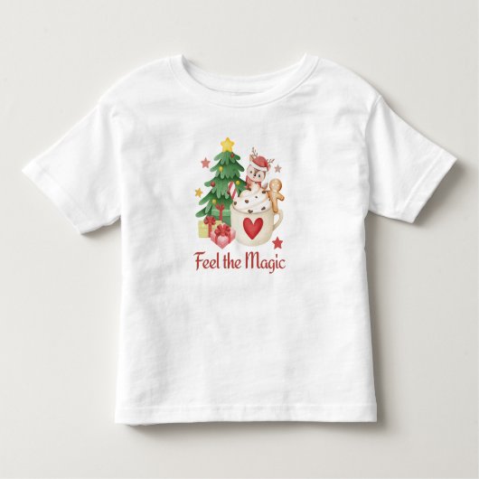 Fühlen Sie die Magie Weihnachten Kleinkind T-shirt (Vorderseite)