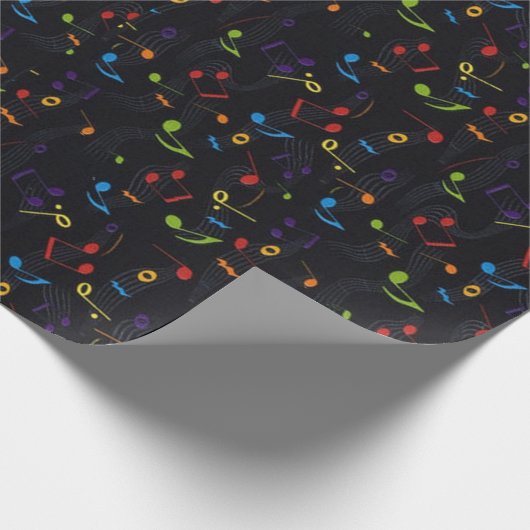 Fühlen Sie die Musik Geschenkpapier (Ecke)