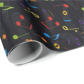 Fühlen Sie die Musik Geschenkpapier (Rolleneckpunkt)