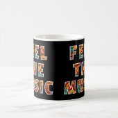 Fühlen Sie die Musik Kaffeetasse (Mittel)