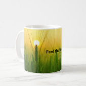 Fühlen Sie die Sonne durch Schaufenster Kaffeetasse (Vorderseite Links)