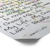 Fühlen Sie mein schönes Krebsgedicht Poster drucke (Ecke)