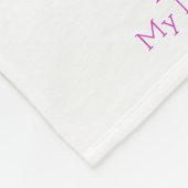 Fühlen Sie meine Schönheitskrebs Engel Soft Fleece (Ecke)