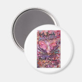 Fühlen Sie meinen Schönheitsrosa-Krebsgel Magnet (Vorderseite/Rückseite)