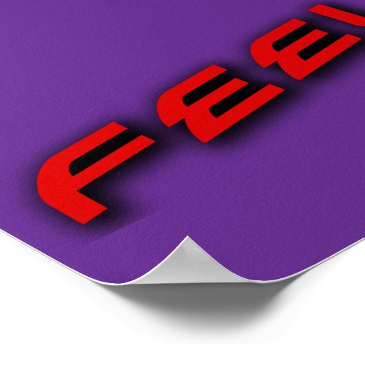 FÜHLEN SIE SEINE RUSH POSTER (Ecke)