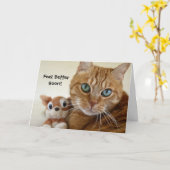 Fühlen Sie sich bald besser! Kinder bekommen gute Karte (Gelbe Blume)