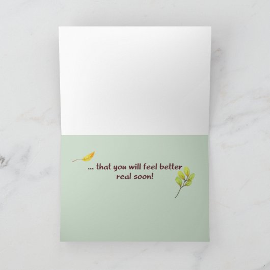 Fühlen Sie sich besser zwei Mäuse am Holzprotokoll Karte (Innenseite)