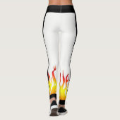 Fühlen Sie sich das Brandflammtraining Leggings (Rückseite)