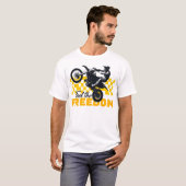 Fühlen Sie sich das FREEDOM Yellow Checkered Wheel T-Shirt (Vorne ganz)