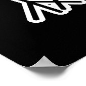 Fühlen Sie sich die Beet Funny Veggie Pun Dark BG Poster (Ecke)