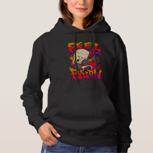 Fühlen Sie sich die Burn Marshmallow Bodybuilding  Hoodie