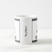 Fühlen Sie sich frei in Panik - eine MisterP-Tasse Kaffeetasse (Mittel)