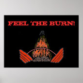 FÜHLEN SIE SICH! Gewichtheben von Gym Poster (Vorne)