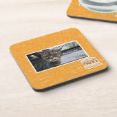 Fühlen Sie sich glücklich? Getränkeuntersetzer (Linke Seite)