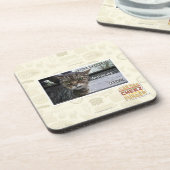 Fühlen Sie sich glücklich? Getränkeuntersetzer (Linke Seite)