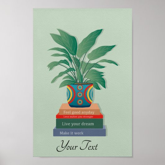 Fühlen Sie sich gut Anyday Inspiration Word Art Poster (Vorne)