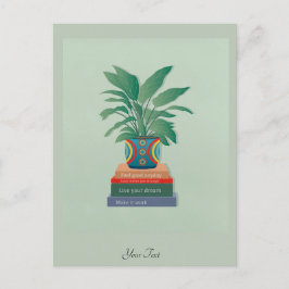 Fühlen Sie sich gut Anyday Inspiration Word Art Postkarte